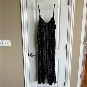 Amazon Black and White Patterned Jumpsuit